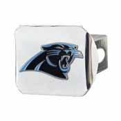 NFL - Carolina Panthers Color Hitch Cover - Chrome3.4"x4", 22540