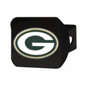NFL - Green Bay Packers Color Hitch Cover - Black3.4"x4", 22562