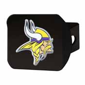 NFL - Minnesota Vikings Color Hitch Cover - Black3.4"x4", 22583