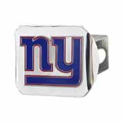 NFL - New York Giants Color Hitch Cover - Chrome3.4"x4", 22591