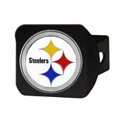 NFL - Pittsburgh Steelers Color Hitch Cover - Black3.4"x4", 22604