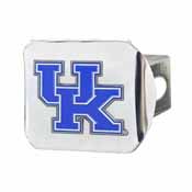 University of Kentucky Color Hitch Chrome 3.4"x4", 22691