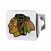 NHL - Chicago Blackhawks Color Hitch Chrome 3.4"x4", 22763