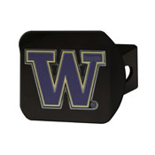 University of Washington Hitch Cover - Color on Black 3.4"x4", 22838