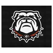 Georgia Black New Bulldog Tailgater Rug 5'x6', 22867