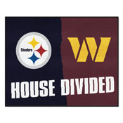 NFL Steelers / Commanders House Divided Rug, 22974