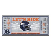 NFL - Denver Broncos Ticket Runner 30"x72", 23119