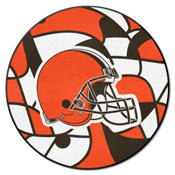 NFL - Cleveland Browns XFIT Roundel Mat 27" diameter, 23244