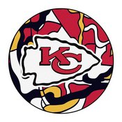 NFL - Kansas City Chiefs XFIT Roundel Mat 27" diameter, 23294