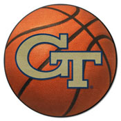 Georgia Tech Basketball Mat 27" diameter, AGS-24001