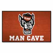NC State Man Cave Starter Rug 19"x30", AGS-23972