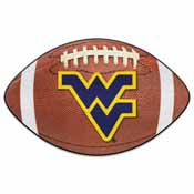 West Virginia Football Rug 20.5"x32.5", 2461