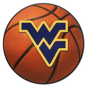 West Virginia Basketball Mat 27" diameter, 2465