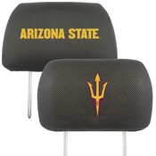 Arizona State University Head Rest Cover 10"x13" - 2 Pcs Per Set, 24994