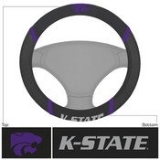 Kansas State University Steering Wheel Cover 15"x15", 25054