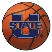 Utah State Basketball Mat 27" diameter, 2537