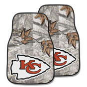 Kansas City Chiefs 2-pc Carpet Car Mat Set, 25503