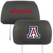 University of Arizona Head Rest Cover 10"x13" - 2 Pcs Per Set, 25580