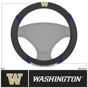 University of Washington Embroidered Steering Wheel Cover, 25599