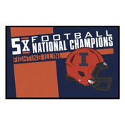 University of Illinois Dynasty Starter Mat 19"x30", 25936