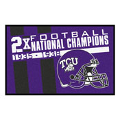 Texas Christian University Dynasty Starter Mat 19"x30", 25948