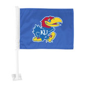 Kansas Jayhawks Car Flag Large 1pc 11" x 14", 26115