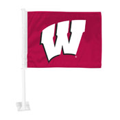 Wisconsin Badgers Car Flag Large 1pc 11" x 14", 26129