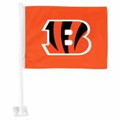 Cincinnati Bengals Car Flag Large 1pc 11" x 14", 26137