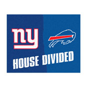 NFL House Divided - Giants / Bills House Divided Mat 33.75"x42.5", 26345