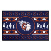 Cleveland Guardians Holiday Sweater Starter Mat Accent Rug - 19in. x 30in. - "Guardians Fastball" Primary Logo, 26396