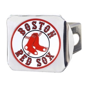 MLB - Boston Red Sox Color Hitch - Chrome 3.4"x4", 26530