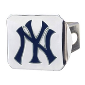 MLB - New York Yankees Color Hitch - Chrome 3.4"x4", 26664