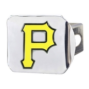 MLB - Pittsburgh Pirates Color Hitch - Chrome 3.4"x4", 26691