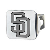 MLB - San Diego Padres Hitch Cover - Chrome 3.4"x4", 26694