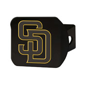 MLB - San Diego Padres Color Hitch - Black 3.4"x4", 26695
