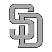 MLB - San Diego Padres Chrome Emblem 3"x3.2", 26697