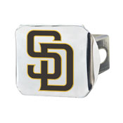 MLB - San Diego Padres Color Hitch - Chrome 3.4"x4", 26698