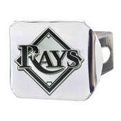 MLB - Tampa Bay Rays Hitch Cover - Chrome 3.4"x4", 26728