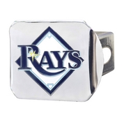 MLB - Tampa Bay Rays Color Hitch - Chrome 3.4"x4", 26732