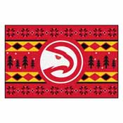 NBA - Atlanta Hawks Holiday Sweater Starter Mat 19"x30", 26815