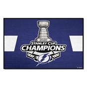 Tampa Bay Lightning Starter Mat Accent Rug - 19in. x 30in., 2020 NHL Stanley Cup Champions, 27027