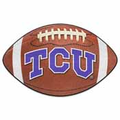 TCU Football Rug 20.5"x32.5", 2712
