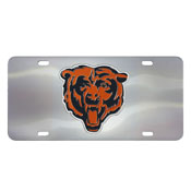 Chicago Bears 3D Stainless Steel License Plate, 27350