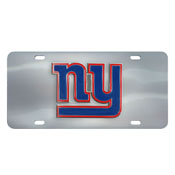 New York Giants 3D Stainless Steel License Plate, 27377
