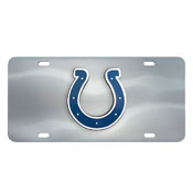 Indianapolis Colts 3D Stainless Steel License Plate, 27563