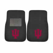 Indiana University 2-pc Embroidered Car Mat Set 17"x25.5", 27609