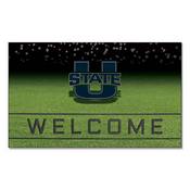 Utah State Aggies Rubber Door Mat - 18in. x 30in., 28054