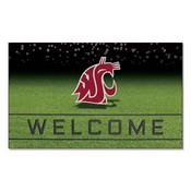Washington State Cougars Rubber Door Mat - 18in. x 30in., 28055