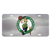 Boston Celtics 3D Stainless Steel License Plate, 28628