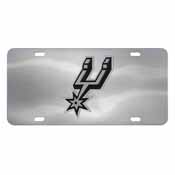 San Antonio Spurs 3D Stainless Steel License Plate, 28630